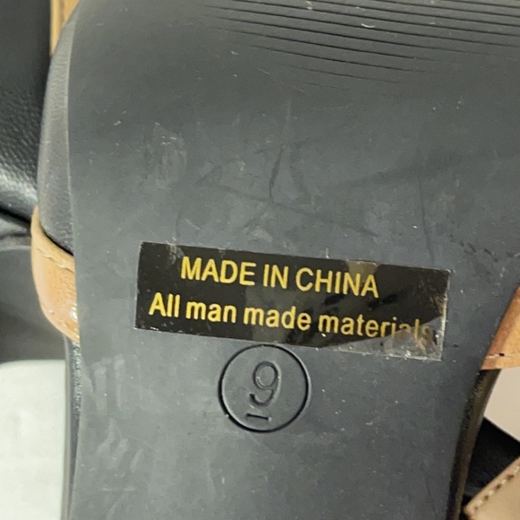 Dream Pairs Black & Beige Point Toe Studded Heel 9 - Picture 10 of 11